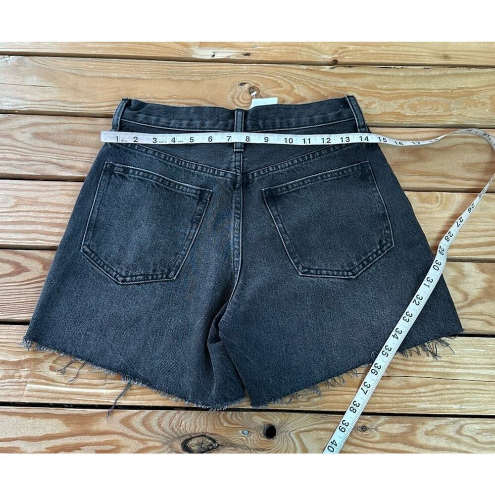 NWT Madewell Relaxed Mid Length Denim Shorts Size 23 Women’s Black - Picture 9 of 10